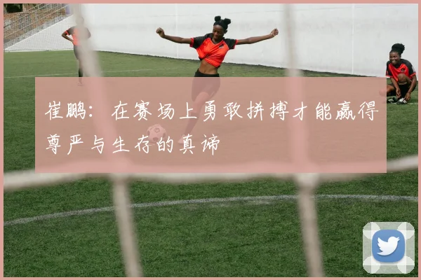 崔鹏：在赛场上勇敢拼搏才能赢得尊严与生存的真谛