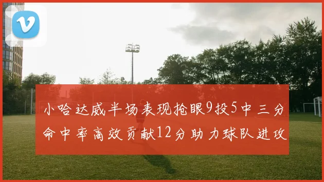 小哈达威半场表现抢眼9投5中三分命中率高效贡献12分助力球队进攻