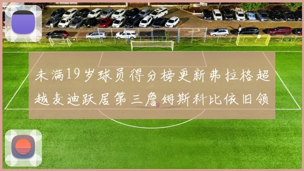 未满19岁球员得分榜更新弗拉格超越麦迪跃居第三詹姆斯科比依旧领跑